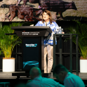 Dr Sam Allan at WagyuEdge ’26 Conference.